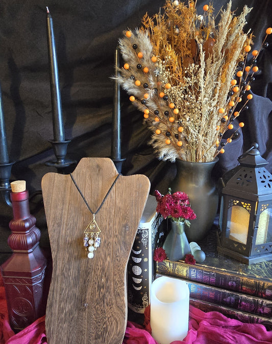 Enchanting - Amethyst & Morganite Triangle