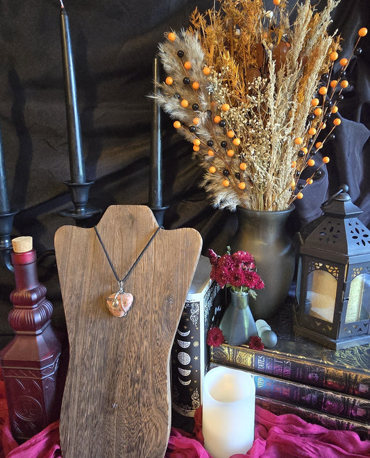 Heart of Glass - Red Feldspar