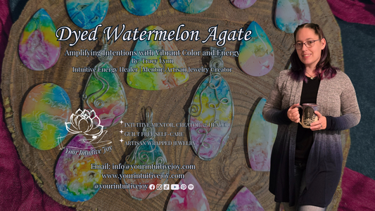 Dyed Watermelon Agates: Amplifying Intentions with Vibrant Color and Energy