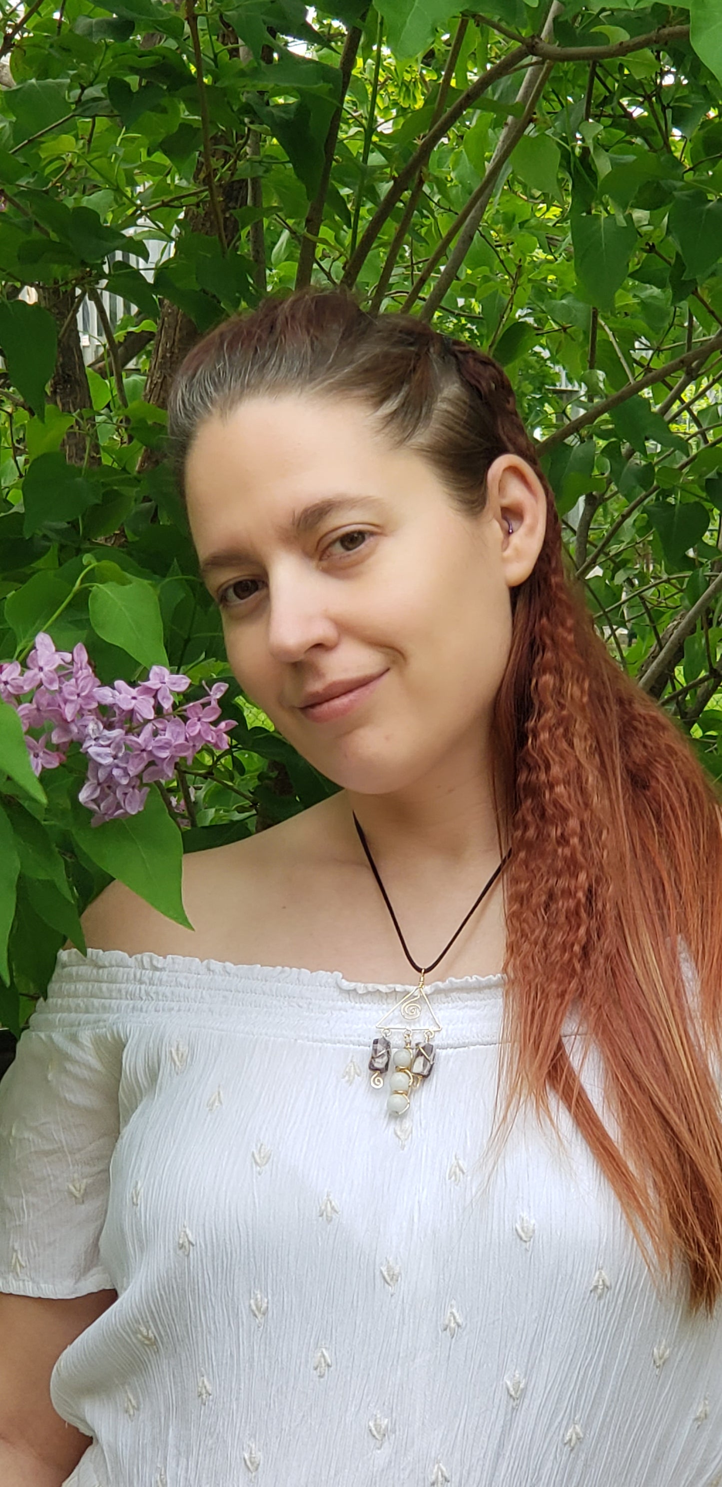 Enchanting - Amethyst & Morganite Triangle