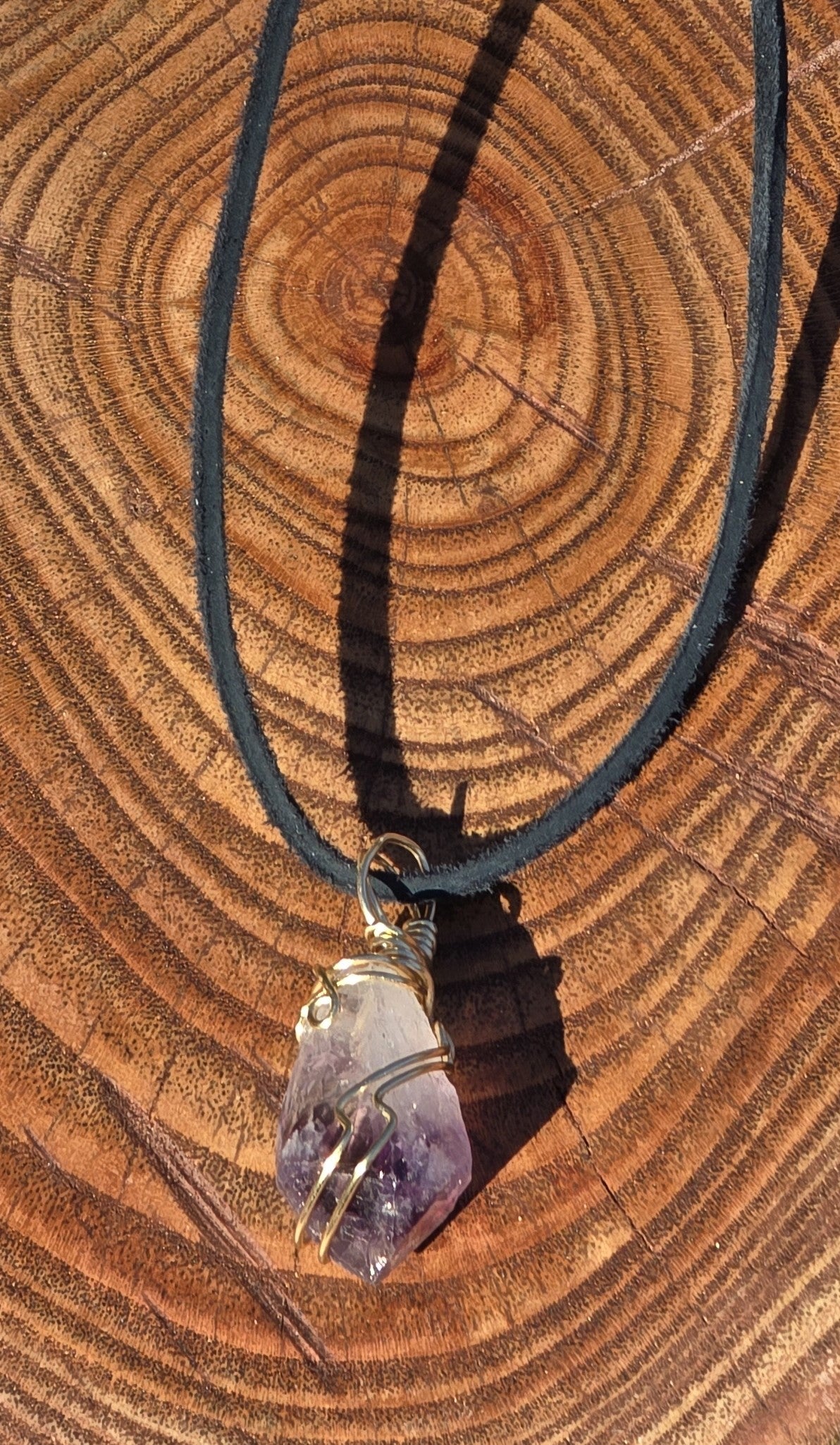 Dreamy Embrace - Raw Amethyst Point
