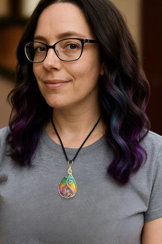 Love Rising - Dyed Watermelon Agate